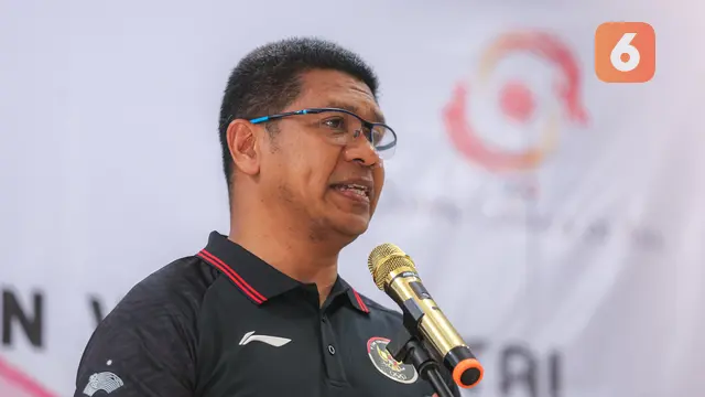 Foto: PBVSI Lepas Timnas Bola Voli Indonesia untuk Asian Games 2022 Hangzhou, Nanda dkk Diberi Target 6 Besar