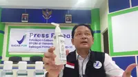 Bersama UMKM binaannya, Balai Pengawas Obat dan Makanan (BPOM) Gorontalo berhasil menciptakan hand sanitizer berbahan dasar nira pohon aren. (Liputan6.com/ Arfandi Ibrahim)
