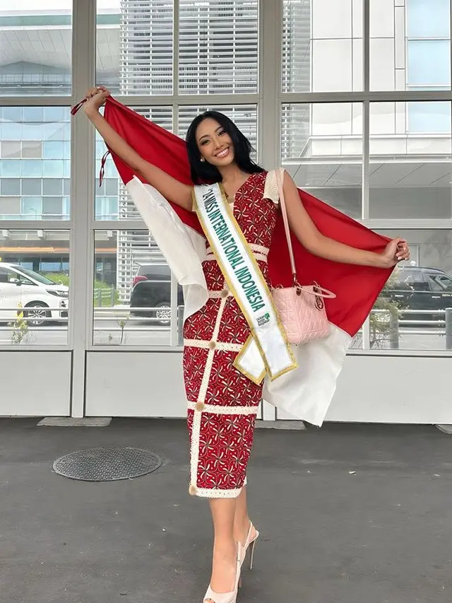 Sophie Kirana Puteri Indonesia Lingkungan 2024  di Miss International 2024. [@sophiekirana]