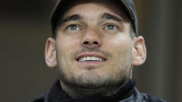 Wesley Sneijder. (c) AFP