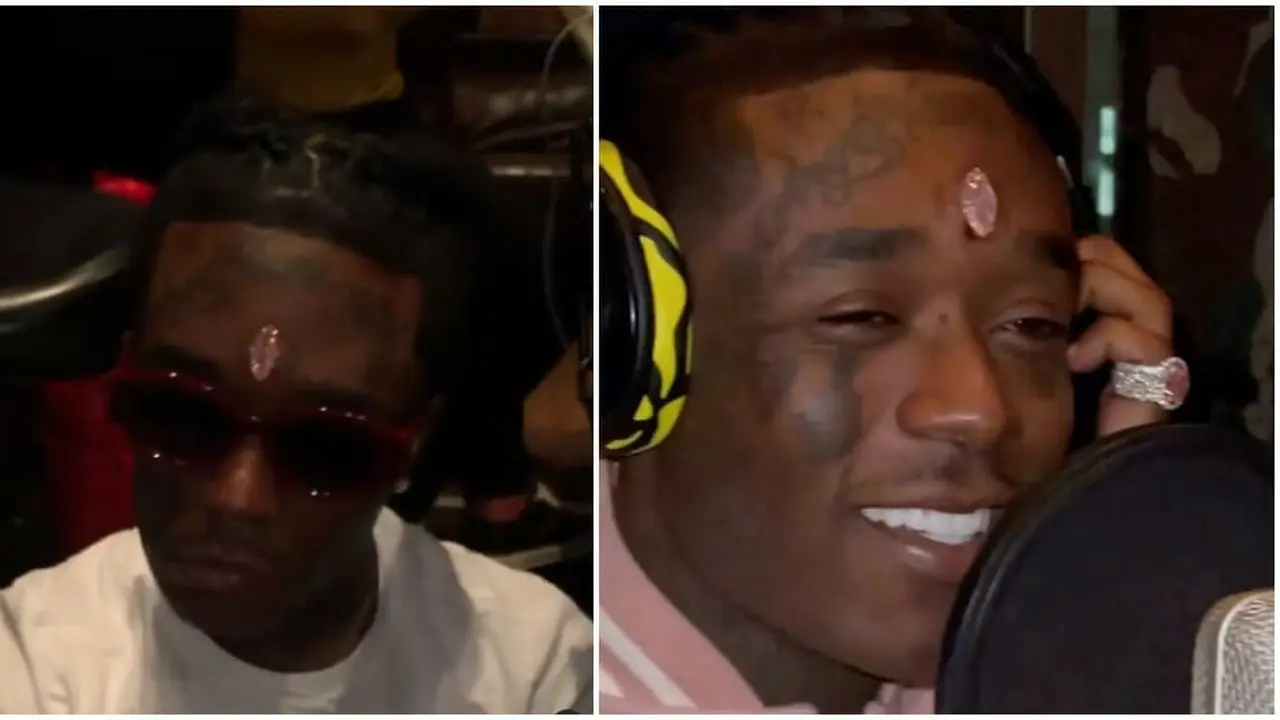 Tampil Beda dan Glamor, Rapper Lil Uzi Vert Pasang Berlian di Jidat