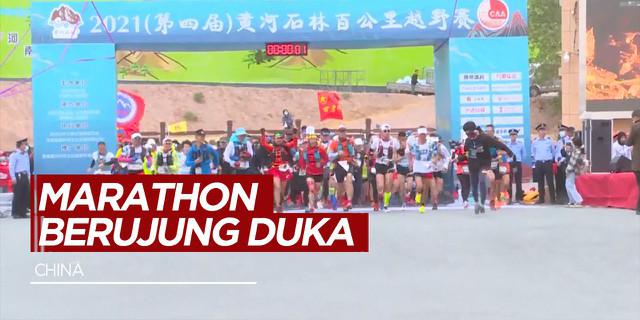 VIDEO: Kabar Duka, 21 Peserta Lari Marathon di China Tewas Karena Hipotermia