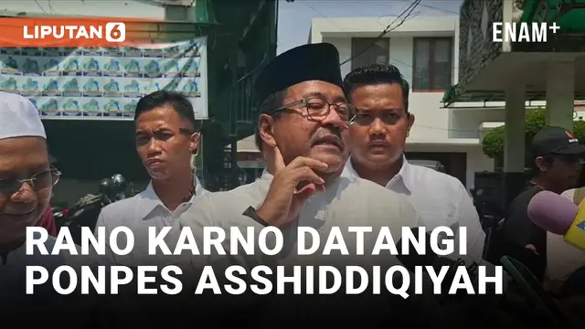 VIDEO: Rano Karno Janji Berpihak ke Dunia Pendidikan
