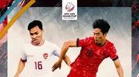 Piala Asia U-23 - Korea Selatan Vs Timnas Indonesia U-23 - Duel Pemain (Bola.com/Adreanus Titus)