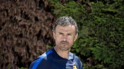 2. Luis Enrique - Treble winner Barcelona di musim 2014/2015  adalah salah satu bukti prestasi pelatih berusia 47 tahun ini. Meski saat ini menganggur tak dipungkiri, banyak klub yang antre untuk menggunakan jasanya. (AFP/Josep Lago)