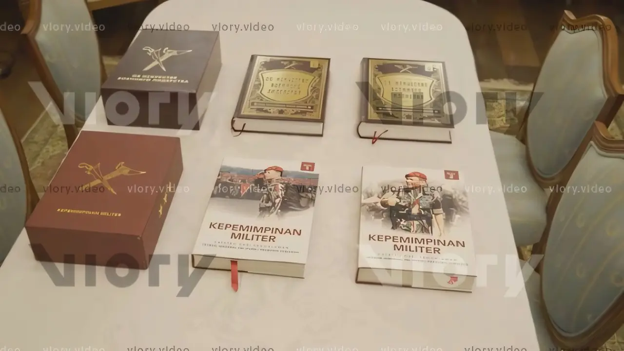 Buku karya Prabowo berjudul “Kepemimpinan Militer”.