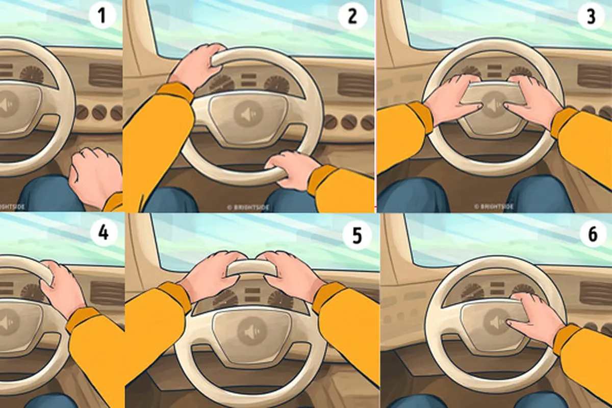 6 Cara Memegang Setir Mobil Ungkap Sifat Seseorang