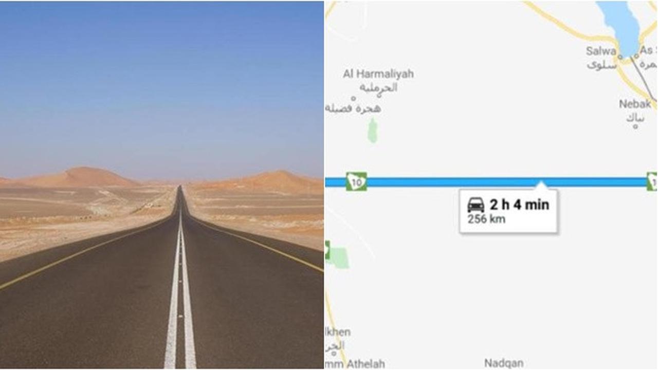 Potret Jalan Terlurus di Dunia 149 Mil, Awalnya Dipakai Mantan Raja Arab Saudi
