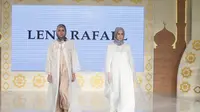 Busana muslim rancangan Leny Rafael di Ramadan Runway 2019 (Liputan6.com/Pool/Contentro)