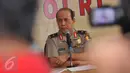 Kadiv Humas Mabes Polri Brigjen Pol Boy Rafli Amar saat rilis di Mabes Polri, Jakarta, Jumat (22/4). Sebelum menjalani hukuman, Hartawan Aluwi melarikan diri ke Singapura. (Liputan6.com/Gempur M Surya)