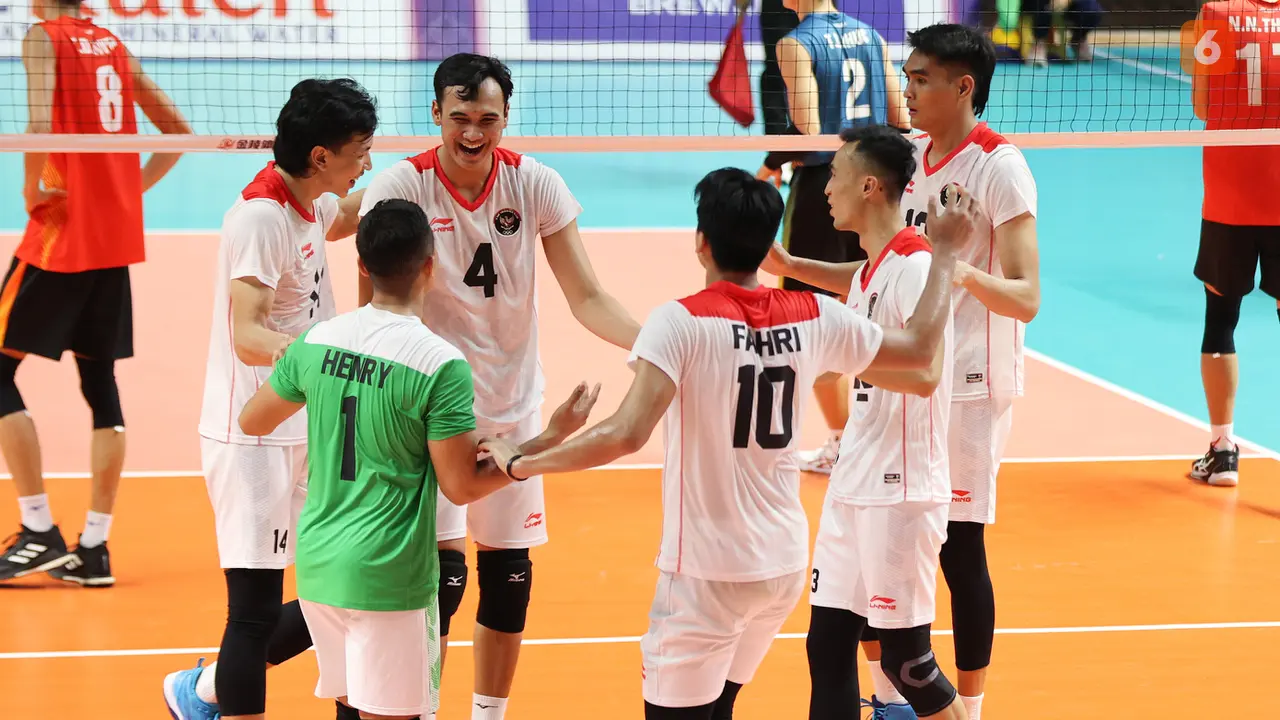 Timnas Indonesia vs Timnas Vietnam Semifinal Voli Putra SEA Games 2023