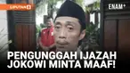 Dian Sandi Datangi Rumah Jokowi, Minta Maaf Sudah Unggah Ijazah