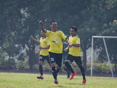 Kompetisi Liga AYO Jakarta 2019 kian memanas, para klub terbaik akan bertarung memasuki babak final tiga divisi. (Dokumentasi Liga AYO 2019)