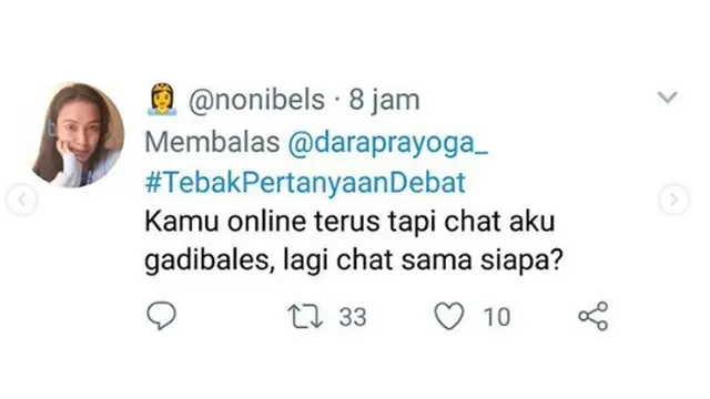 tebak pertanyaan debat (foto: @dramatwitter.id)