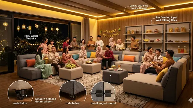 Inspirasi Tata Letak Rumah Saat Banyak Tamu. Gemini