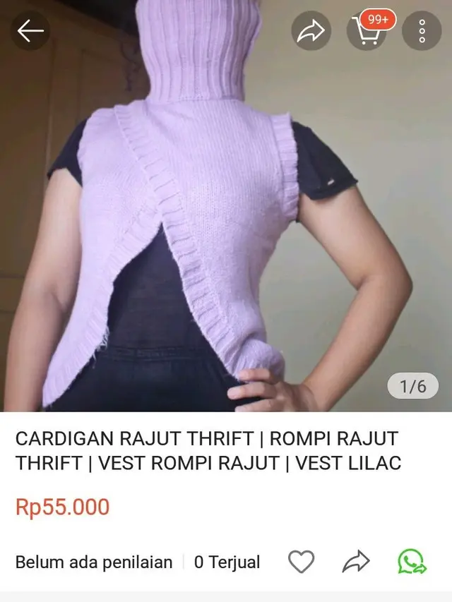 Review Kocak Saat Beli Baju di Online Shop, Posenya Bikin Gagal Paham. (Sumber: Twitter/@txtdarionlshop)