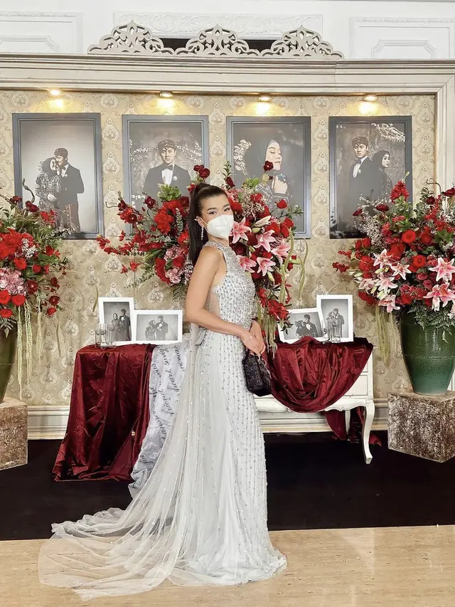 Gaya Fashion Tamu Lesti dan Billar di Tasyakuran Pernikahan