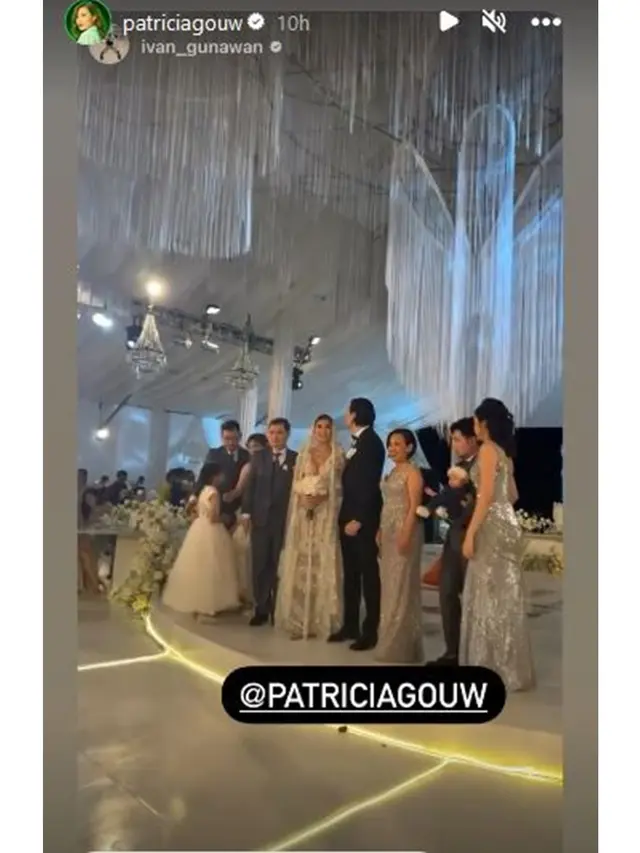 6 Potret Pernikahan Patricia Gouw di Bali, Sosok Suami Curi Perhatian