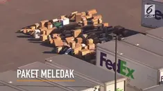 Satu orang pegawai jasa pengiriman di Texas, Amerika Serikat, terluka akibat sebuah paket bom meledak.