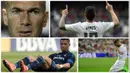 Kekalahan Real Madrid beberapa waktu lalu atas rival sekota mereka, Atletico Madrid, membuat sang pelatih, Zinedine Zidane geram. Pelatih asal Prancis itu sesumbar akan membuang 10 pemain Los Blancos, berikut pemain yang dimaksud Zidane. (AFP)
