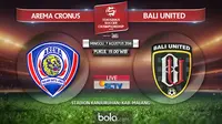 Arema Cronus Vs Bali United (Bola.com/Adreanus Titus)