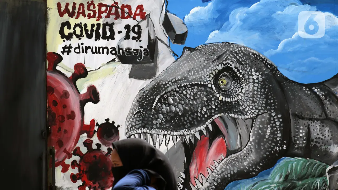 Pesan Waspada COVID-19 Lewat Goresan Mural