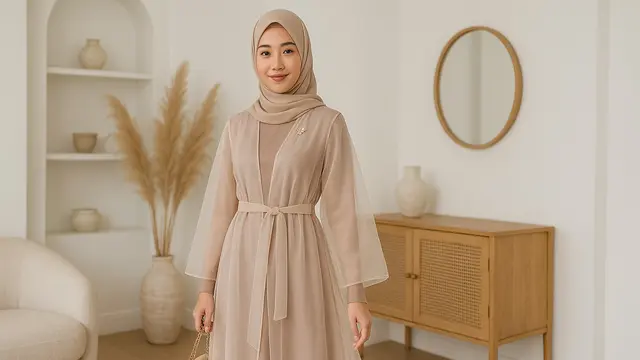 7 Model Gamis Abaya Remaja Terbaru agar Terlihat Muda dan Stylish
