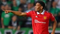 Striker Manchester United atau MU Anthony Martial. (AFP)