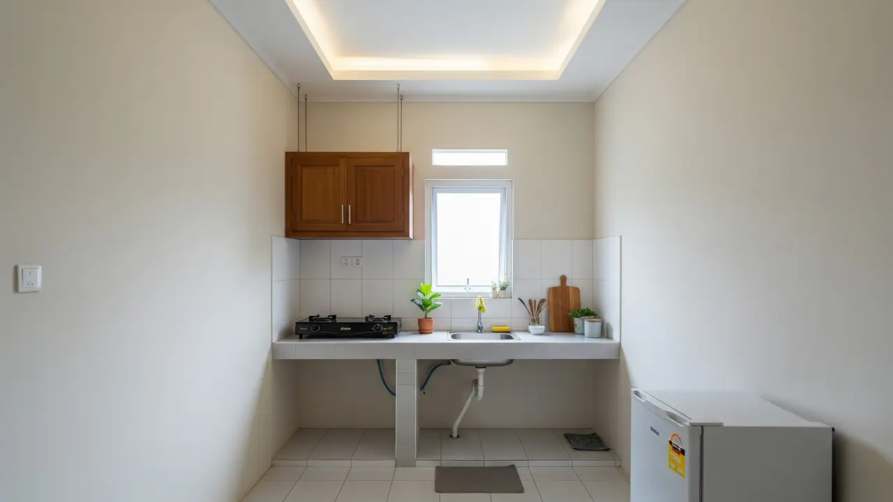 Model Plafon Gypsum Dapur Minimalis