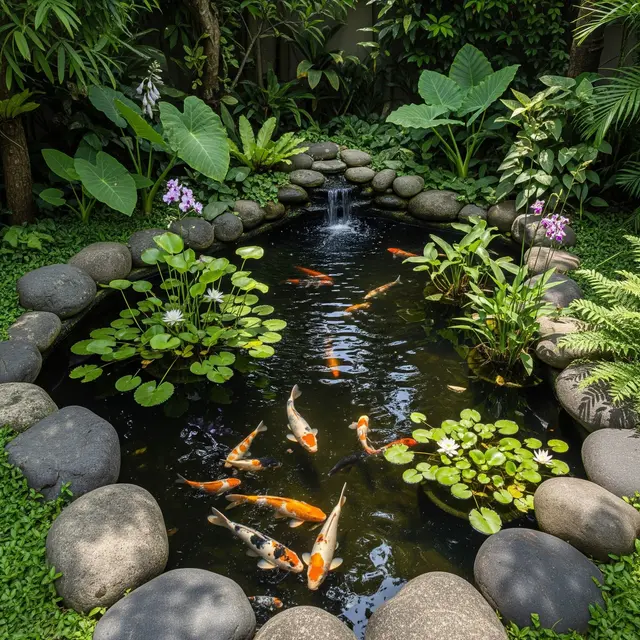 13 Jenis Batu Alam yang Aman untuk Kolam Koi, Cantik dan Jaga Kualitas Air