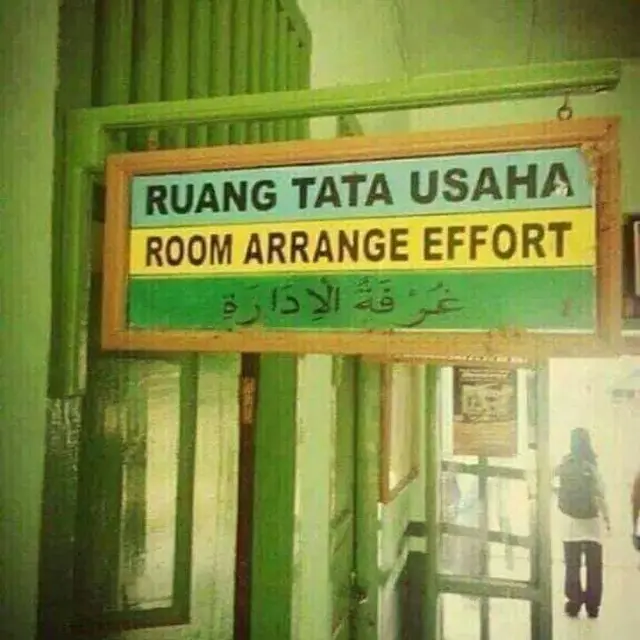 6 Nama Ruangan Pakai Bahasa Inggris Ini Kocak, Mikir Keras Sebelum Masuk
