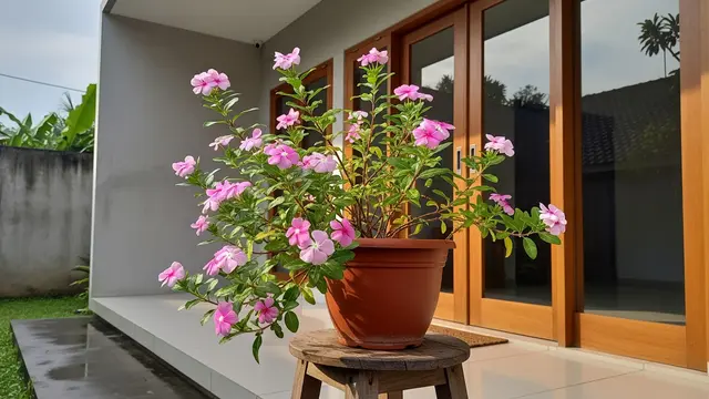 Jenis Tanaman Pot Luar Rumah yang Mudah Dirawat