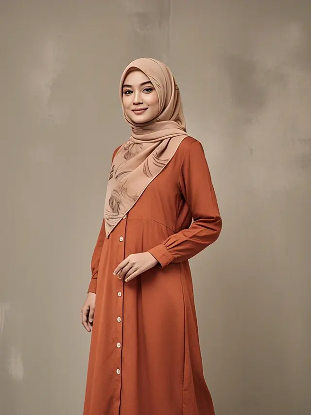 Model Gamis Terracota 2025