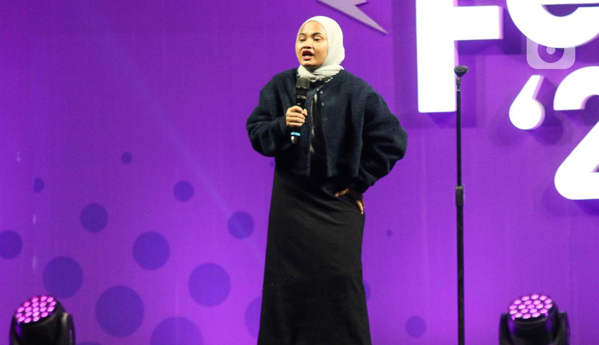 Jicomfest 2023 hari kedua ini diisi dengan deretan komika ternama tanah air dan luar negeri. (Liputan6.com/Herman Zakharia)