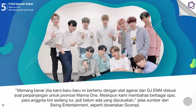 [Bintang] 5 Hal Seputar Kabar Wanna One Memperpanjang Kontrak