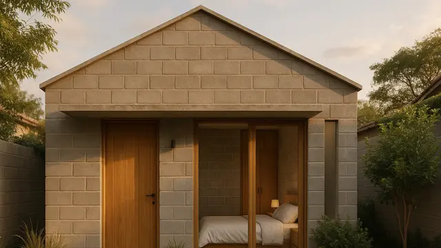 Model Rumah Kecil 1 Kamar dari Batako