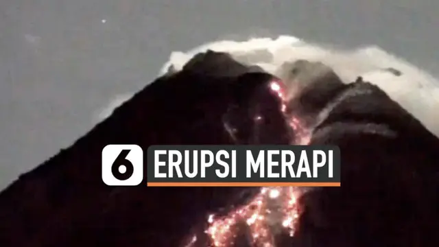 Gunung Merapi masih menunjukkan aktivitas vulkaniknya. Senin (22/2) malam Merapi muntahkan lava pijar ke berbagai arah dengan jarak luncuran capai 1,2 kilometer.