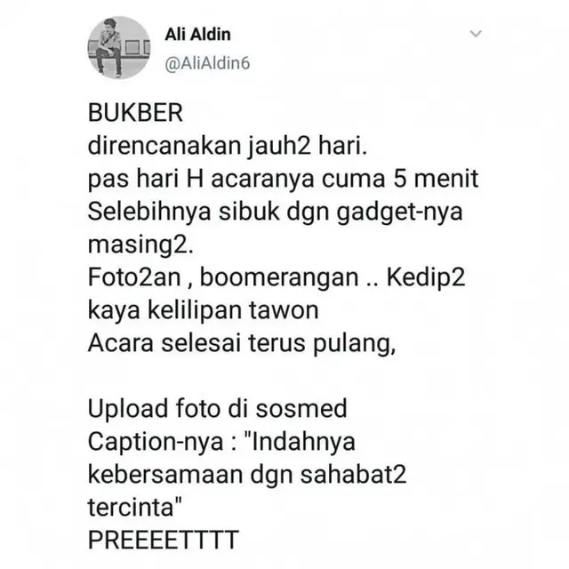 8 Potret Kocak Drama Bukber Netizen, Sering Berujung Wacana Belaka