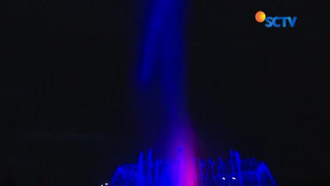Indahnya Air Mancur Menari Di Festival Of Light Tangerang