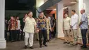 Budiman menuturkan maksud kedatangannya untuk berdiskusi sembari menggali pemikiran Prabowo. (Liputan6.com/Faizal Fanani)