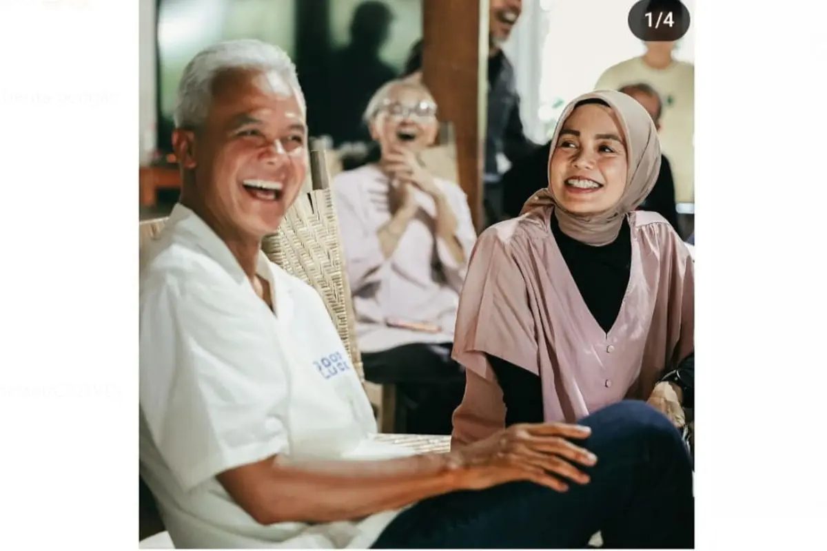 Ganjar Pranowo dan istri Siti Atikoh
