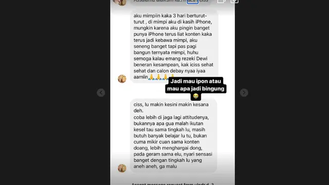Ria Ricis Heran dengan Warganet yang Menghujatnya tetapi Juga Berharap Diberi Handphone olehnya