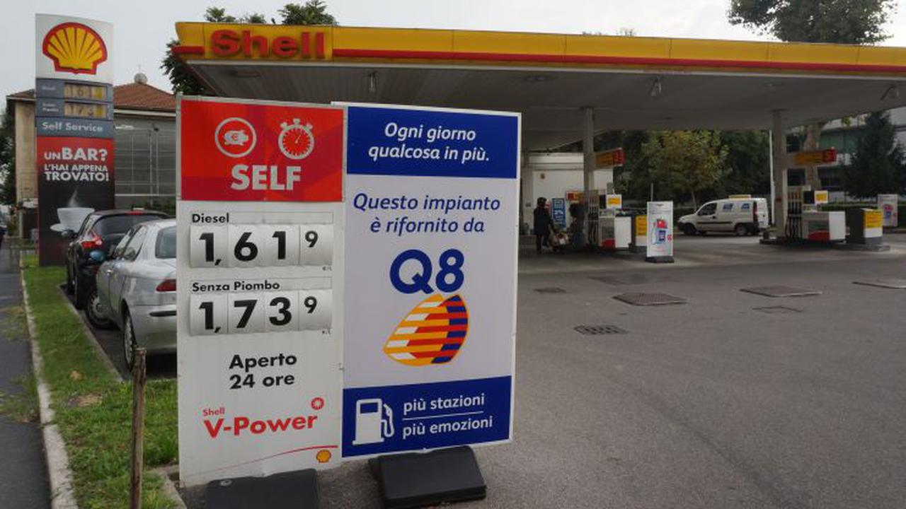 SPBU Shell di Milan, Italia