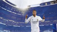 Real Madrid - Ilustrasi Kylian Mbappe (Bola.com/Adreanus Titus)
