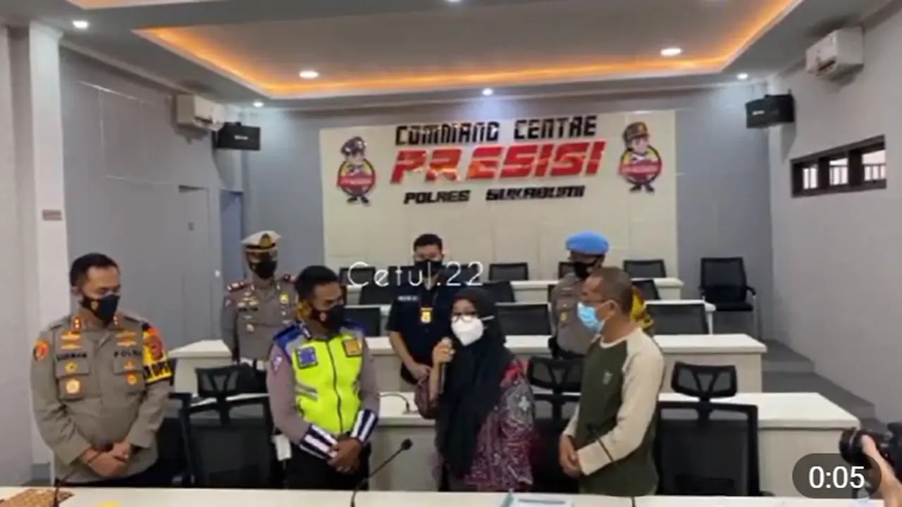 Wanita yang viral memaki polisi saat diputar balik di Sukabumi minta maaf