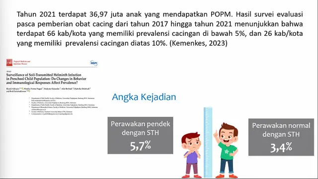 Seminar "Dampak Cacingan pada Anak" oleh IDAI, pada 22 Agustus 2025.