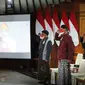 Gubernur Jawa Tengah Ganjar Pranowo mengikuti upacara peringatan Hari Lahir Pancasila Tahun 2022 secara virtual. (Istimewa)