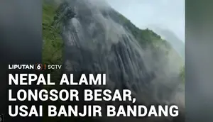 Nepal Alami Longsor Besar Usai Banjir Bandang