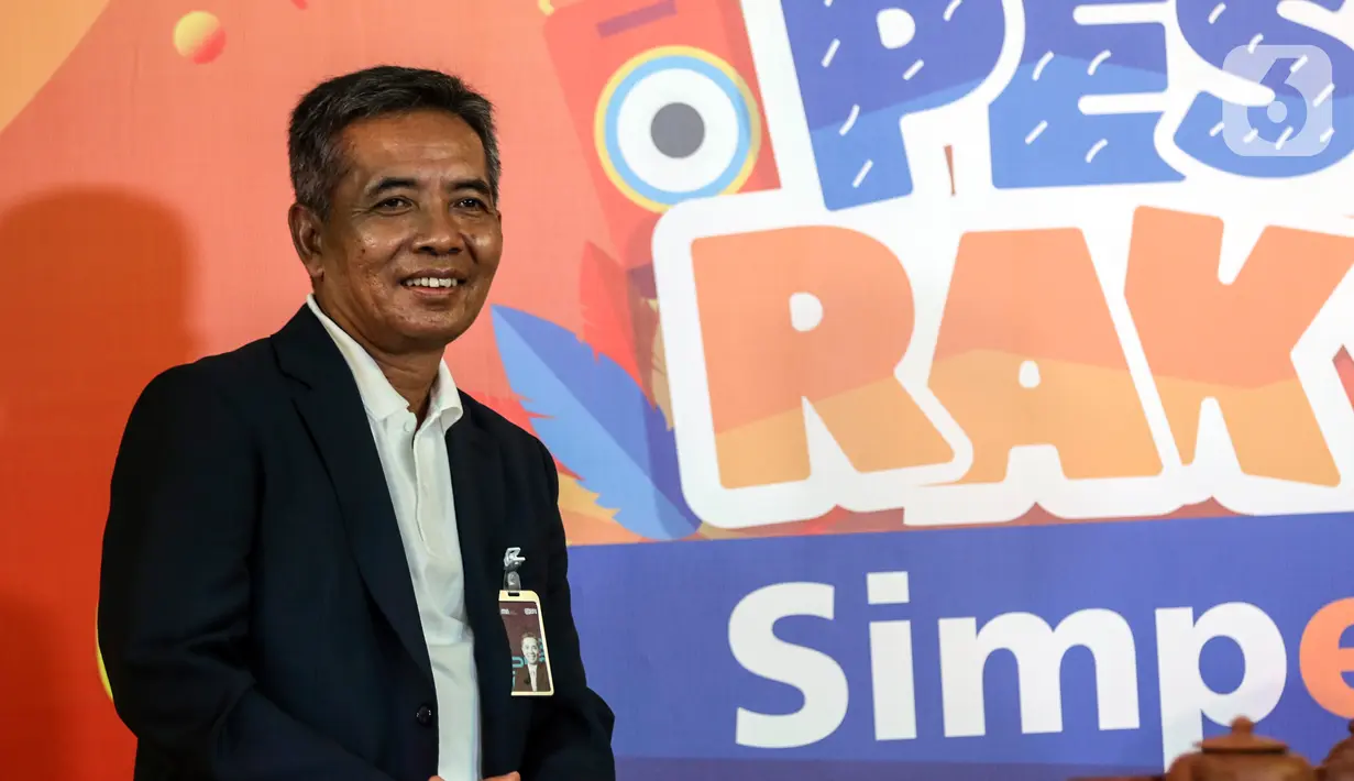 Direktur Bisnis Mikro BRI, Supari  saat  konferensi pers secara virtual dikantor BRI, Jakarta, Jumat (11/9/2020). Konferensi pers tersebut mengagendakan Rangkaian acara Pesta Rakyat Simpedes BRI 2020 yang tahun ini digelar secara Virtual untuk pertama kalinya. (Liputan6.com/Johan Tallo)