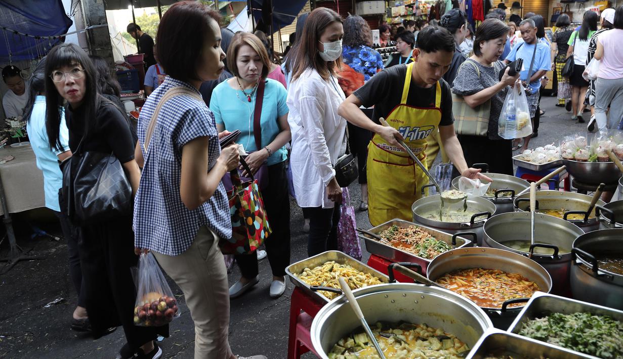 FOTO Melihat Geliat Pedagang Kaki Lima di Bangkok 